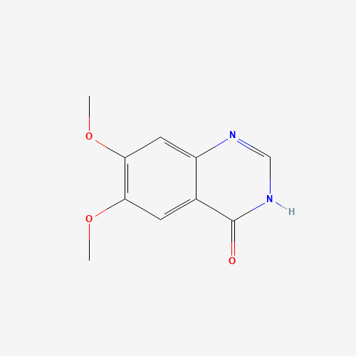 6,7-Dimethoxy-3,4-dihydroquinazoline-4-one (CAS: 13794-72-4) - Chemical Structure and Molecular Formula 