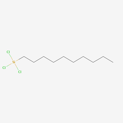 N-DECYLTRICHLOROSILANE (CAS: 13829-21-5) - Chemical Structure and Molecular Formula 
