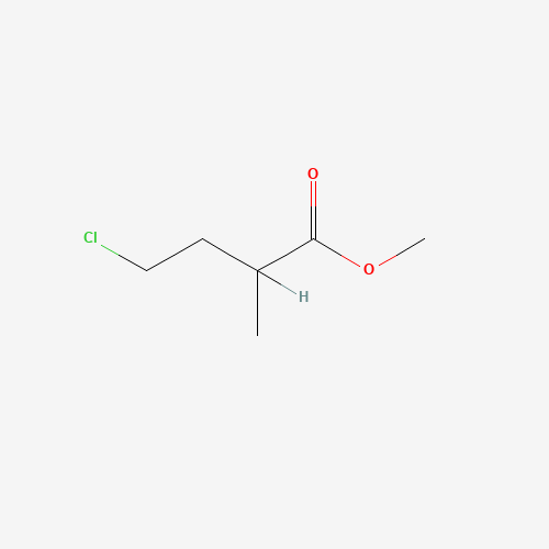 4-CHLORO-2-METHYLBUTYRIC ACID METHYL ESTER (CAS: 13888-03-4) - Chemical Structure and Molecular Formula 