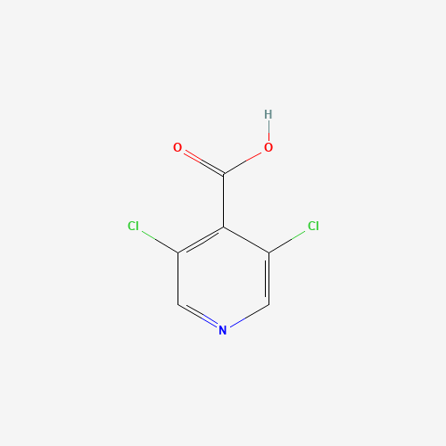 3,5-DICHLOROISONICOTINIC ACID (CAS: 13958-93-5) - Chemical Structure and Molecular Formula 