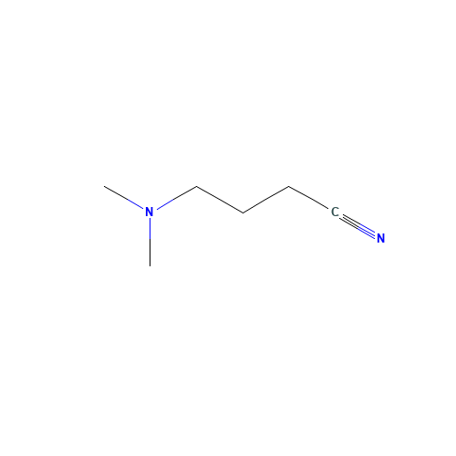 4-(DIMETHYLAMINO)BUTYRONITRILE (CAS: 13989-82-7) - Chemical Structure and Molecular Formula 