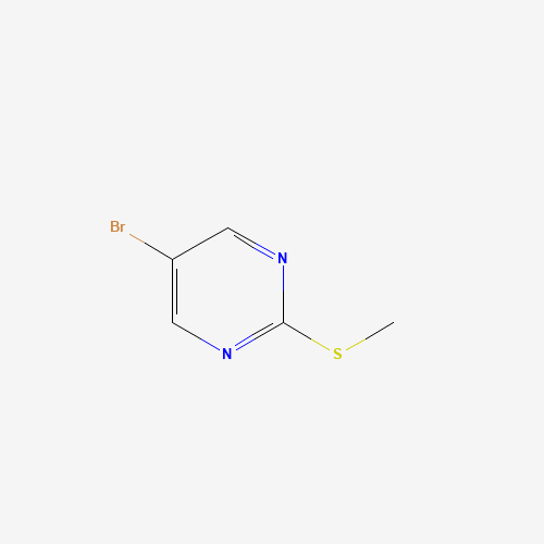 5-BROMO-2-(METHYLTHIO)PYRIMIDINE (CAS: 14001-67-3) - Chemical Structure and Molecular Formula 