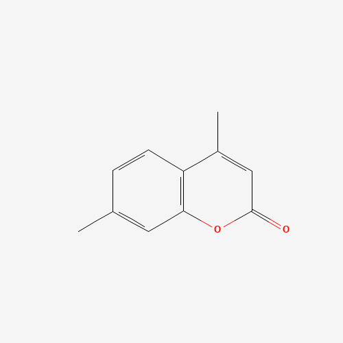 4,7-DIMETHYLCOUMARIN (CAS: 14002-90-5) - Chemical Structure and Molecular Formula 