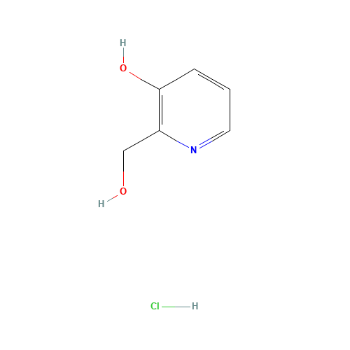 3-Hydroxy-2-pyridinemethanol hydrochloride (CAS: 14173-30-9) - Chemical Structure and Molecular Formula 