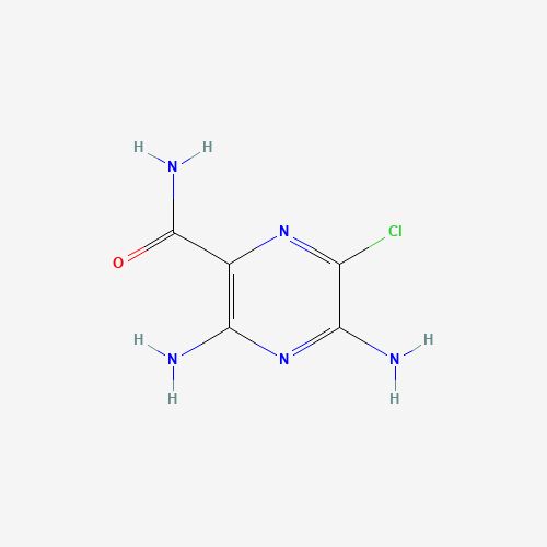 6-CHLORO-3,5-DIAMINO-2-PYRAZINECARBOXAMIDE (CAS: 14236-57-8) - Related Chemical Product