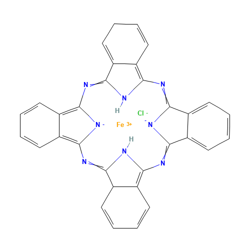 IRON(III) PHTHALOCYANINE CHLORIDE (CAS: 14285-56-4) - Related Chemical Product