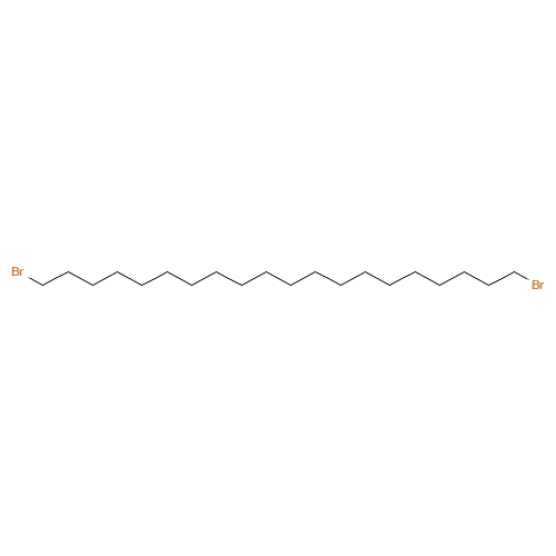 1,20-DIBROMOEICOSANE (CAS: 14296-16-3) - Chemical Structure and Molecular Formula 