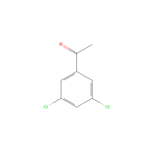 3',5'-Dichloroacetophenone (CAS: 14401-72-0) - Chemical Structure and Molecular Formula 