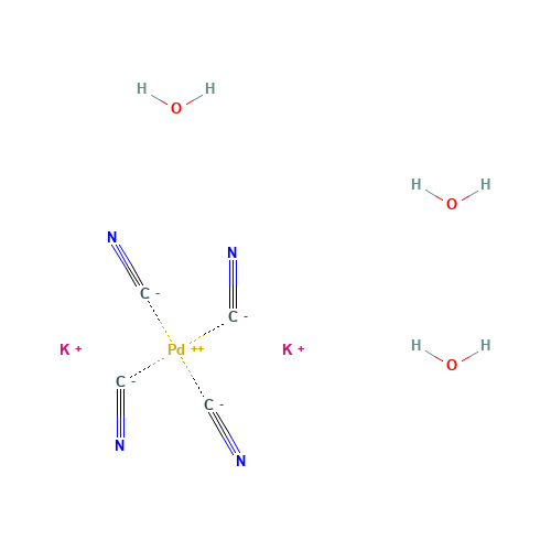 POTASSIUM TETRACYANOPALLADATE(II) TRIHYDRATE (CAS: 14516-46-2) - Related Chemical Product