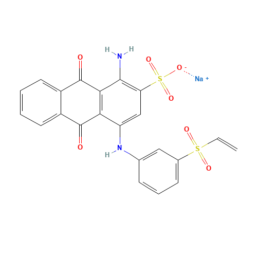 UNIBLUE A SODIUM SALT (CAS: 14541-90-3) - Chemical Structure and Molecular Formula 