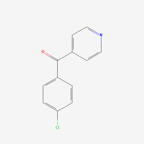 4-(4-CHLOROBENZOYL)PYRIDINE (CAS: 14548-48-2) - Chemical Structure and Molecular Formula 