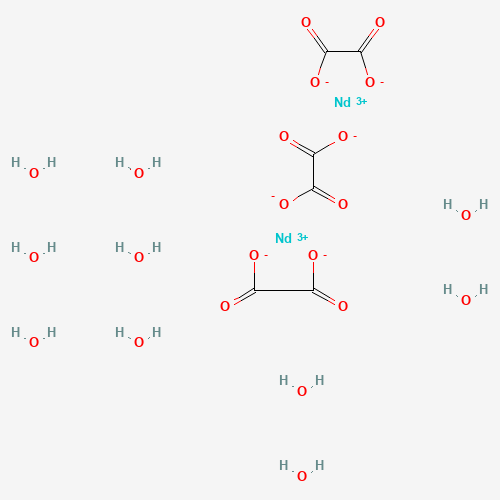 NEODYMIUM OXALATE (CAS: 14551-74-7) - Chemical Structure and Molecular Formula 