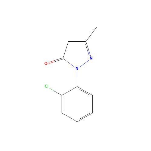 1-(2-Chlorophenyl)-3-methyl-2-pyrazolin-5-one (CAS: 14580-22-4) - Related Chemical Product