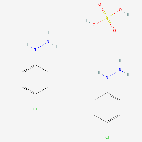 4-CHLOROPHENYLHYDRAZINE SULFATE (CAS: 14581-21-6) - Chemical Structure and Molecular Formula 