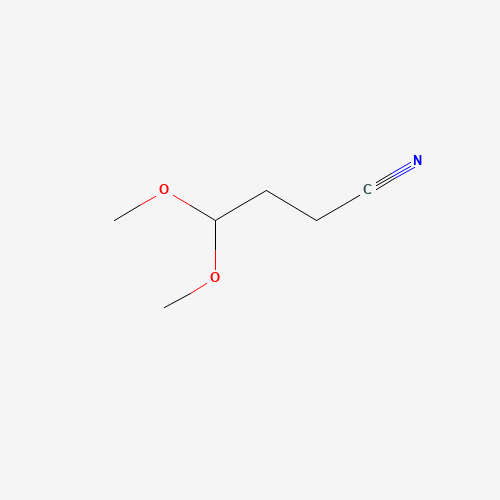 3-CYANOPROPIONALDEHYDE DIMETHYL ACETAL (CAS: 14618-78-1) - Chemical Structure and Molecular Formula 