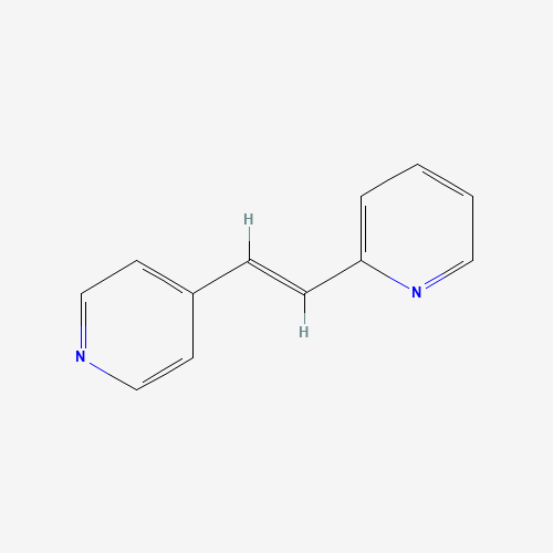 1-(-2-PYRIDYL)-2-(4-PYRIDYL)ETHYLENE (CAS: 14802-41-6) - Chemical Structure and Molecular Formula 