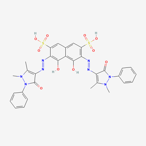 ANTIPYRYLAZO III (CAS: 14918-39-9) - Chemical Structure and Molecular Formula 
