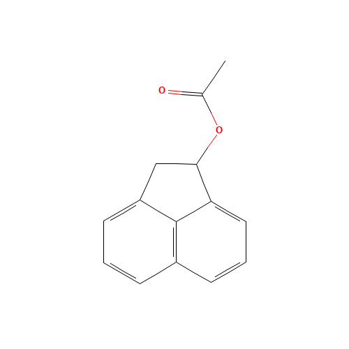 1-ACETOXYACENAPHTHENE (CAS: 14966-36-0) - Chemical Structure and Molecular Formula 