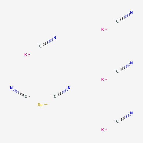 POTASSIUM HEXACYANORUTHENATE(II) HYDRATE (CAS: 15002-31-0) - Chemical Structure and Molecular Formula 