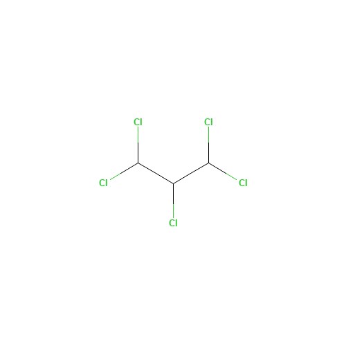 1,1,2,3,3-PENTACHLOROPROPANE (CAS: 15104-61-7) - Chemical Structure and Molecular Formula 