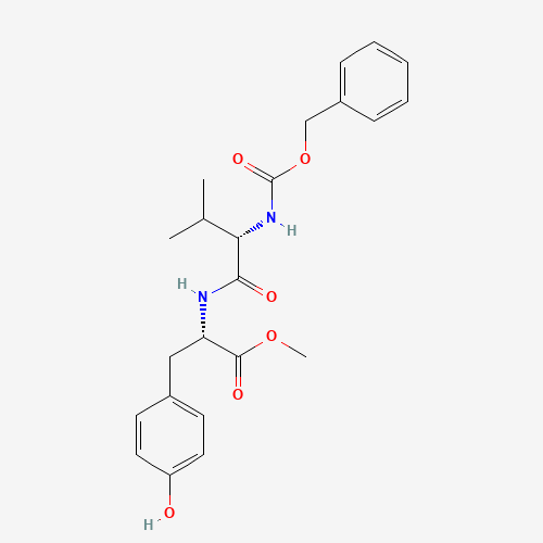 N-CBZ-VAL-TYR METHYL ESTER chemical structure N-CBZ-VAL-TYR METHYL ESTER (CAS: 15149-72-1) - Chemical Structure and Molecular Formula