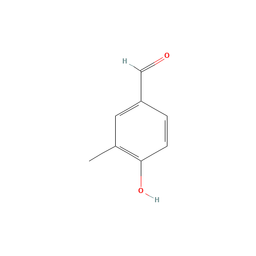 4-Hydroxy-3-methylbenzaldehyde (CAS: 15174-69-3) - Chemical Structure and Molecular Formula 