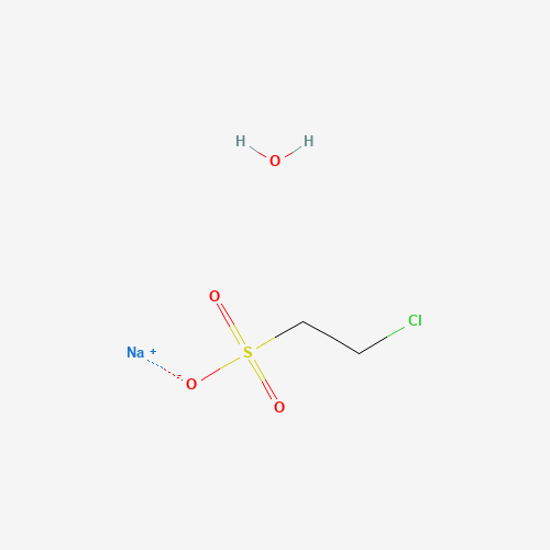 Sodium 2-chloroethanesulfonate monohydrate (CAS: 15484-44-3) - Chemical Structure and Molecular Formula 