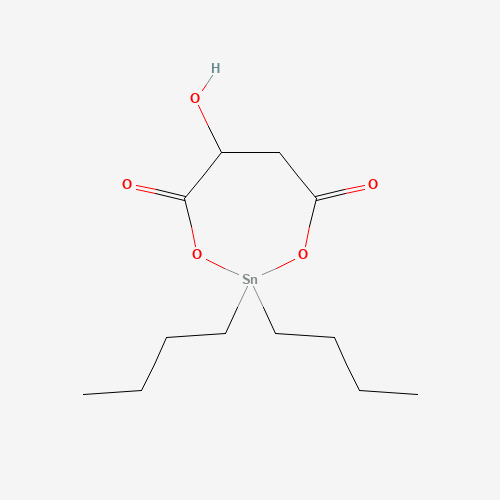 DIBUTYL TIN MALATE (CAS: 15535-69-0) - Chemical Structure and Molecular Formula 