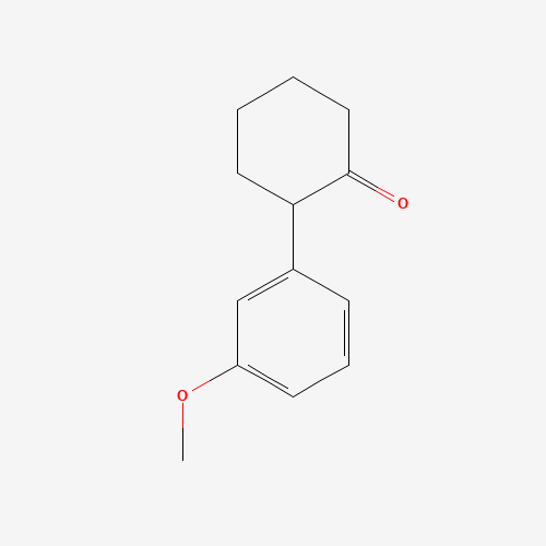 2-(3-METHOXYPHENYL)CYCLOHEXANONE (CAS: 15547-89-4) - Chemical Structure and Molecular Formula 