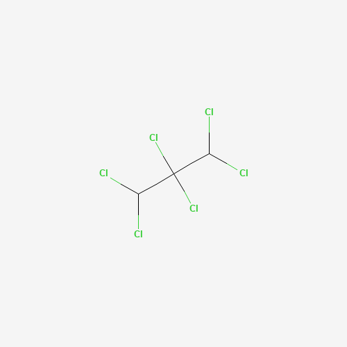 1,1,2,2,3,3-HEXACHLOROPROPANE (CAS: 15600-01-8) - Chemical Structure and Molecular Formula 