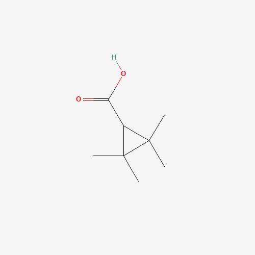 2,2,3,3-TETRAMETHYLCYCLOPROPANECARBOXYLIC ACID (CAS: 15641-58-4) - Chemical Structure and Molecular Formula 