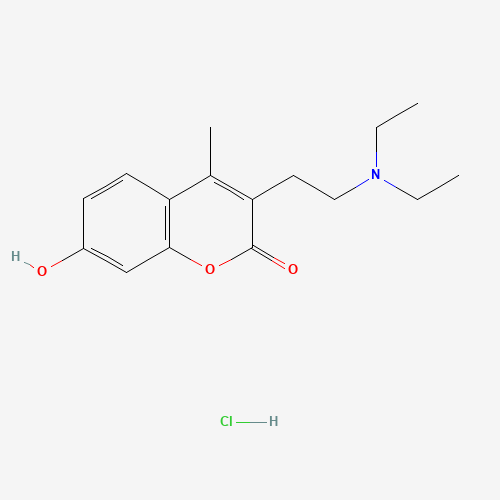 3-[2-(DIETHYLAMINO)ETHYL]-7-HYDROXY-4-METHYLCOUMARIN HYDROCHLORIDE (CAS: 15776-59-7) - Related Chemical Product