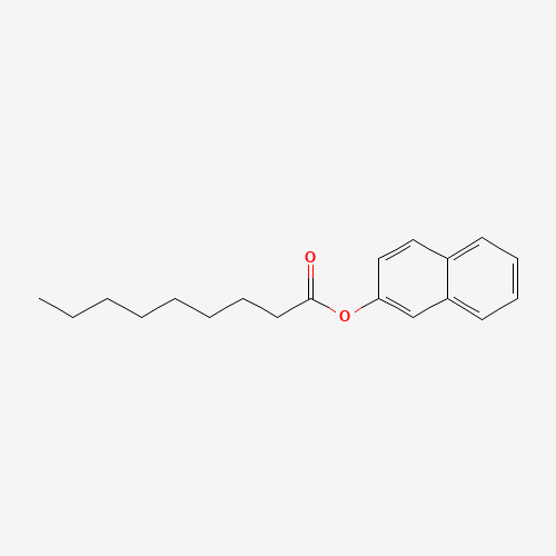 BETA-NAPHTHYL NONANOATE (CAS: 15806-45-8) - Chemical Structure and Molecular Formula 