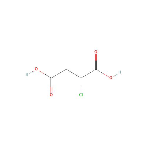 CHLOROSUCCINIC ACID (CAS: 16045-92-4) - Chemical Structure and Molecular Formula 