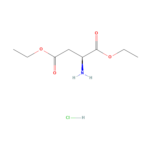 H-ASP(OET)-OET HCL (CAS: 16115-68-7) - Chemical Structure and Molecular Formula 