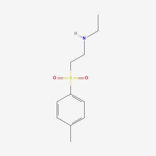 N1-ETHYL-2-[(4-METHYLPHENYL)SULFONYL]ETHAN-1-AMINE (CAS: 16191-76-7) - Chemical Structure and Molecular Formula 