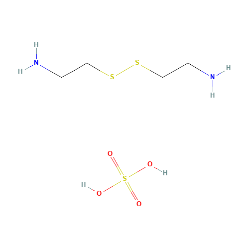 Cystamine sulfate (CAS: 16214-16-7) - Chemical Structure and Molecular Formula 