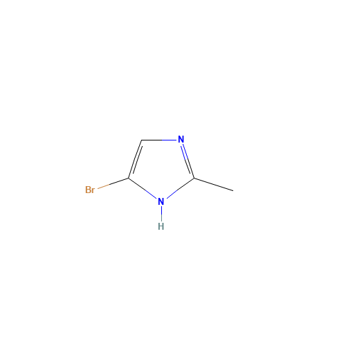 4-Bromo-2-methylimidazole (CAS: 16265-11-5) - Chemical Structure and Molecular Formula 