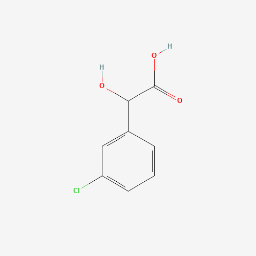 3-Chlorophenylglycolic acid (CAS: 16273-37-3) - Chemical Structure and Molecular Formula 