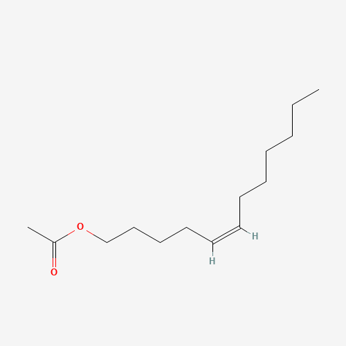 (Z)-5-DODECEN-1-YL ACETATE (CAS: 16676-96-3) - Chemical Structure and Molecular Formula 