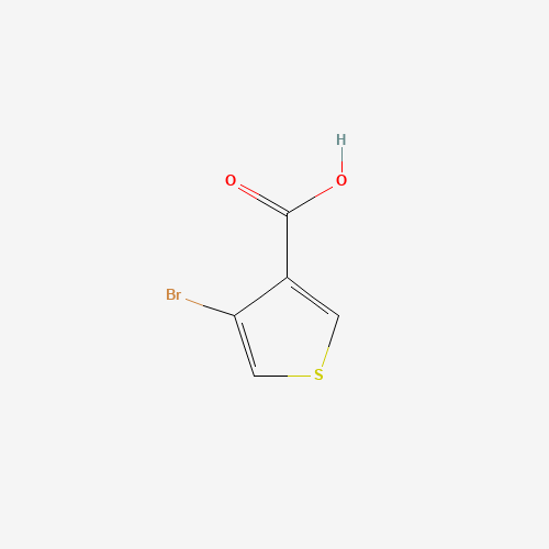 4-BROMOTHIOPHENE-3-CARBOXYLIC ACID (CAS: 16694-17-0) - Chemical Structure and Molecular Formula 