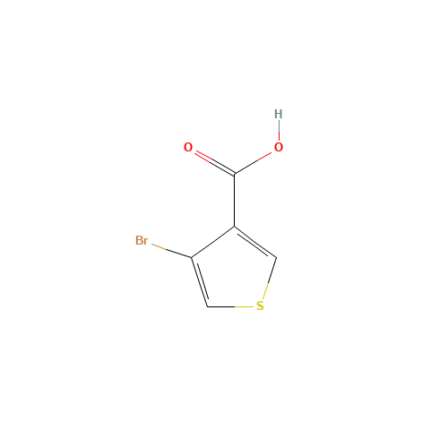 4-BROMOTHIOPHENE-3-CARBOXYLIC ACID (CAS: 16694-17-0) - Chemical Structure and Molecular Formula 