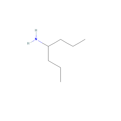 4-HEPTYLAMINE (CAS: 16751-59-0) - Chemical Structure and Molecular Formula 