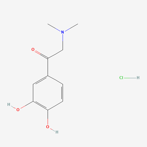 ALPHA-DIMETHYLAMINO-3',4'-DIHYDROXYACETOPHENONE HYDROCHLORIDE (CAS: 16899-83-5) - Related Chemical Product