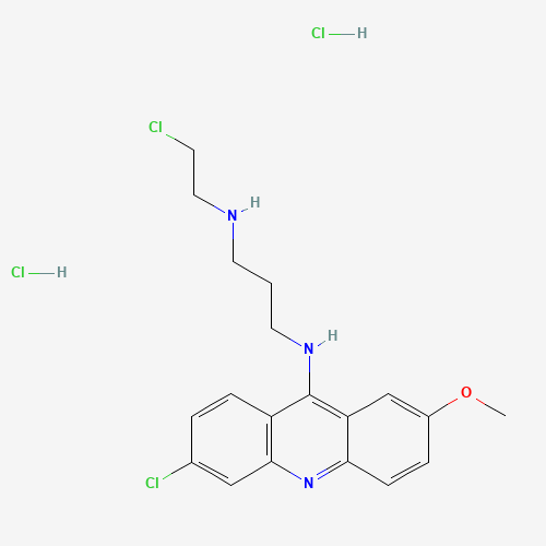 6-CHLORO-9-[3-(2-CHLOROETHYLAMINO)PROPYLAMINO]-2-METHOXYACRIDINE DIHYDROCHLORIDE (CAS: 17070-45-0) - Related Chemical Product