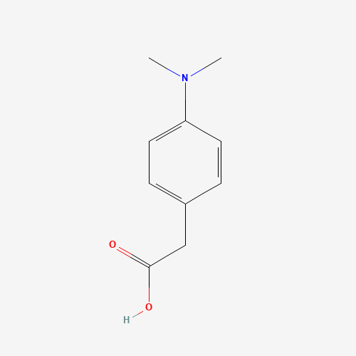 4-(DIMETHYLAMINO)PHENYLACETIC ACID (CAS: 17078-28-3) - Chemical Structure and Molecular Formula 