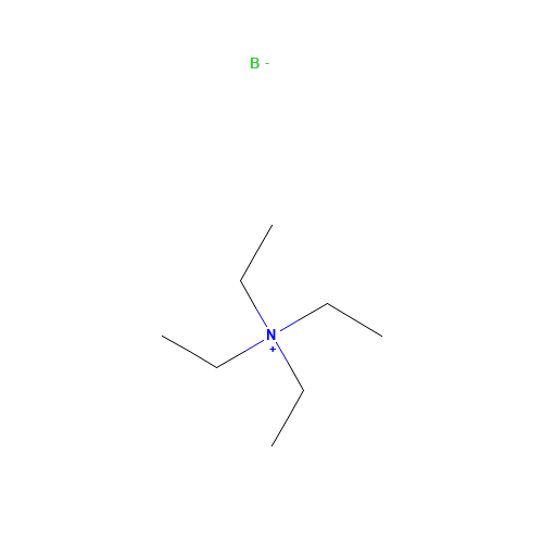 TETRAETHYLAMMONIUM BOROHYDRIDE (CAS: 17083-85-1) - Chemical Structure and Molecular Formula 