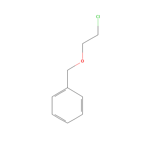 BENZYL 2-CHLOROETHYL ETHER (CAS: 17229-17-3) - Chemical Structure and Molecular Formula 