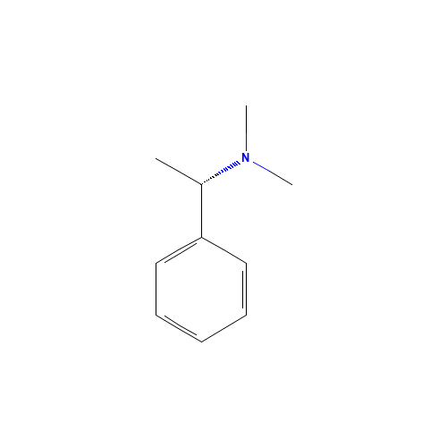 (S)-(-)-N,N-DIMETHYL-1-PHENETHYLAMINE (CAS: 17279-31-1) - Chemical Structure and Molecular Formula 