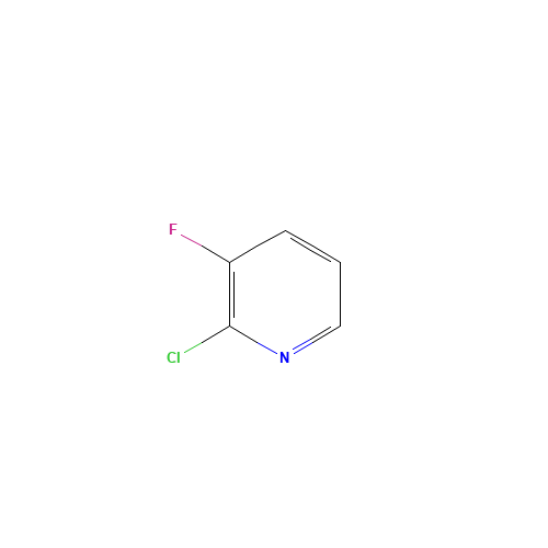 2-Chloro-3-fluoropyridine (CAS: 17282-04-1) - Chemical Structure and Molecular Formula 